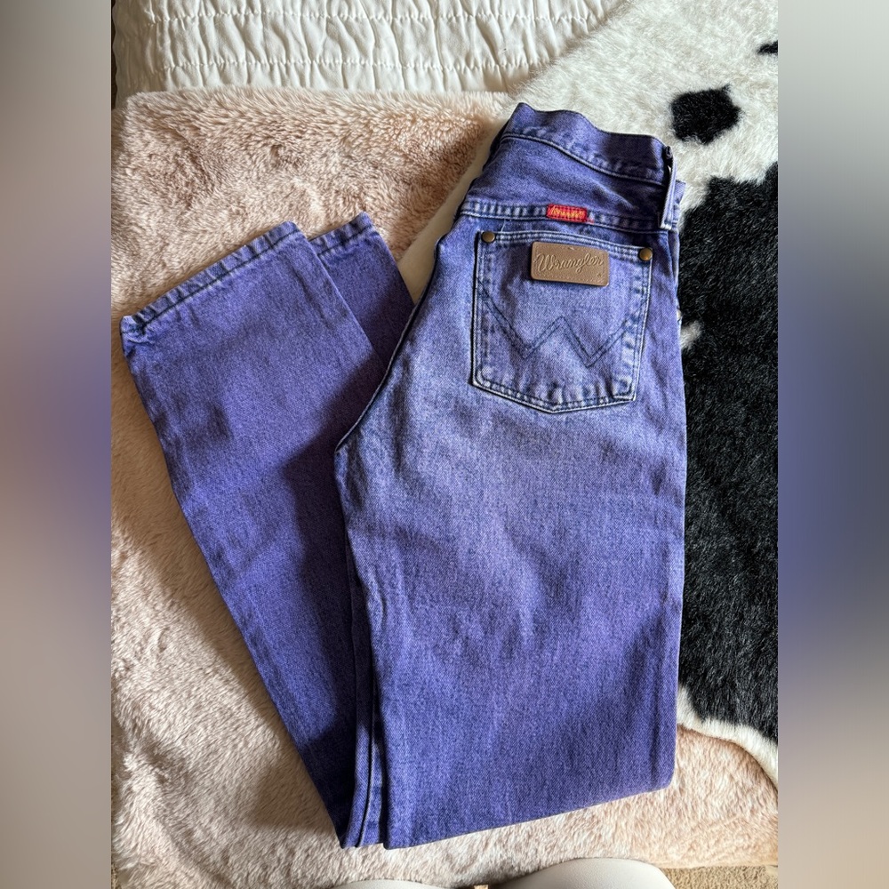 VINTAGE Purple Acid Wash Jeans!